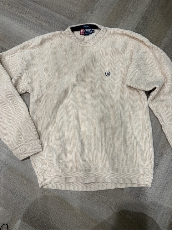 Ralph Lauren Other - Chaps Ralph Lauren Men's Cream Crewneck Sweater XL